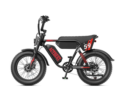ACTBEST Striker MAX Dual-Motor Moped E-Bike – 3000W 52V 38 MPH