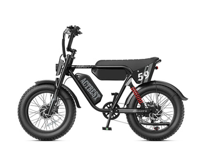 ACTBEST Striker MAX Dual-Motor Moped E-Bike – 3000W 52V 38 MPH