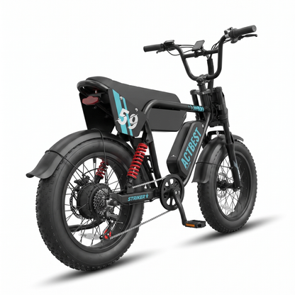 ACTBEST Striker MAX Teal - rear three-quarter view