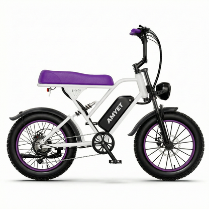 AMYET G60 Raptor Electric Moped-Style E-Bike – 1000W 48V Fat Tire